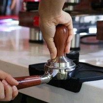 NEW 바리스타 우드 스텐 탬퍼(53mm) 홈카페 커피머신, 쇼핑맘 본상품선택