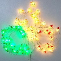파티생각 LED 크리스마스 가랜드, 단품/산타