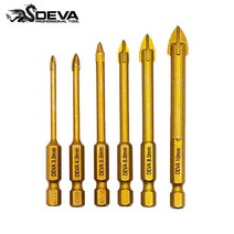 데바 타일비트 타일기리 고강도 텅스텐 만능 드릴비트 6pcs DV-UDB6P