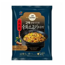 CJ더마켓 탕비실 업소용 식당용 PC방 탑티어 고메 중화소고기볶음밥 간편식 컵밥 국밥 냉동밥 솥밥 점심 도시락 420G, 27개