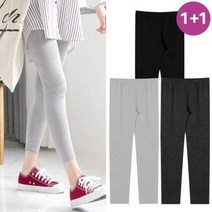 GRSOEZO사이즈 F-7XL 면 스판 8부 레깅스 코튼 밴딩 쫄바지