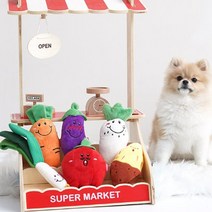 패리스독 강아지스트레스해소 분리불안장난감 노즈워크 강아지장난감 야채가게 간식놀이 토이, 없음