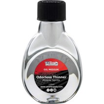 미국 아트 서플라이 오일 미디엄 무취 미네랄 스피릿 신너 125ml