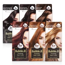 오마샤리프 버블비 포밍헤어컬러, 6.0F(밝은황갈색)