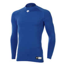 데상트 DESCENTE S5321ZPC01 BLU0 라운드 긴팔 언더셔츠(블루)