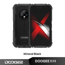 공기계 DOOGEE S35 Rugged Phone Sony 13MP Triple Camera Mobile Phones 360 All Round Protection 3GB＋16GB Cellphone 4350mAh, BKCR1
