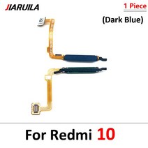 고화질 북 스캐너 양면 스캔 고급 스캔기 Xiaomi Redmi 9C 10 / 프라임 홈 버튼 지문 센서 스캐너 터치 ID, 09 Redmi 10 Dark Blue