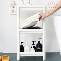 바보사랑 고르소 베스켄 욕실 주방 거실 선반 수납 3단.고르소