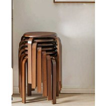 원목스툴 원형의자 라운드 미니 내추럴 우드 화장대, PP 강화 목재 컬러 6개(더스트 커버 포함)