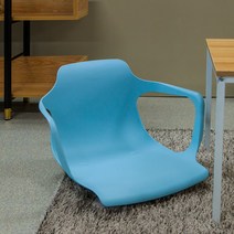 몬스터체어 미스미스터 좌식의자 플라스틱의자 등받이의자 학원 독서실 카페 공부방 의자, D04_미스터몬스터 좌식, 블루(FD)