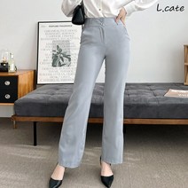 엘케이트 여성 슬랙스 LDM495 여자 투버튼 부츠컷 바지