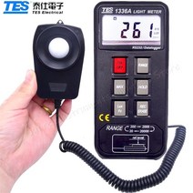 조도측정기 디지털 밝기 조도계 정품 TES-1336A 라이트 미터 럭스 플럭스 USB 컴퓨터 소프트웨어 포함