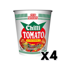 닛신 컵누들 칠리토마토 70g, 4개