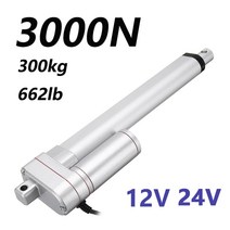 모터 전기 토크 dc 12v 24v 3000n 선형 액추에이터 선형 이동 거리 288, 50mm 스트로크 길이