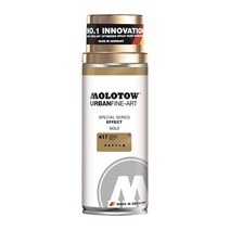 [모로토] 아크릴스프레이 400ml 금속 (색상선택) - 스프레이페인트 바니쉬 모로토우 MOLOTOW, 417 Gold EFFECT