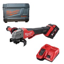 밀워키 충전 그라인더 FSAGV125XPDB 무선 앵글 글라인더 패들타입 전원 밀위키, 선택2. 배터리 2개세트