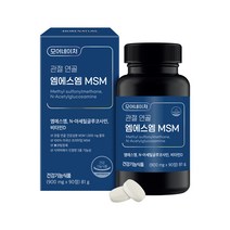 모어네이처 MSM 글루코사민 관절 연골 영양제 엠에스엠 식이유황 90정 식약처 인정 기능성 뼈 건강 케어, 1박스
