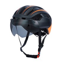 자전거부품 자전거용품 자전거용품쇼핑몰 자전거 헬멧 도로 MTB 초경량 승마 LED 후면 조명 마그네틱 고글 선 바이저 모자 남성 여성용 아웃도어 액티비티 안전한 보호, [05] E