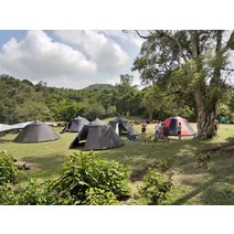 에어텐트 대형텐트 Asta Gear Mountain House 대형 공간 팀 활동 및 10 인용 Ultrlight 텐트 캠핑 트레킹 폴이없는 피라미드 텐트 비치텐트, 20D 블랙 플라이 시트