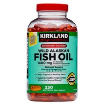 커클랜드 알라스카 피쉬오일 1400mg 오메가3 230정
