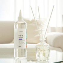 이슬꽃 디퓨저+대용량 리필액 양재동꽃시장향 꽃집향 생화향 실내 디퓨저 방향제, 블루