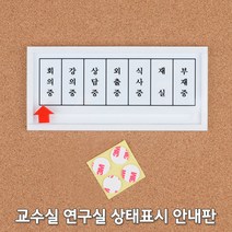 교수실 연구실 상태표시 안내판, 본상품선택