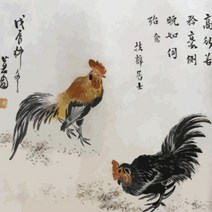 DIY명화Q1341 신윤복풍속도 닭 size 40*50cm