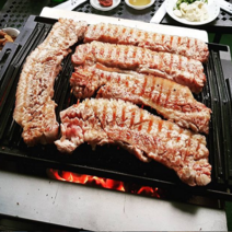 디바디바 450 캠핑불판 숯불 직화 바베큐 사각 그릴 450x300mm