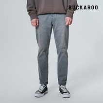 버커루 남성 레귤러 스트레이트 M톤 애쉬드 데님팬츠 청바지(B215DP112P)