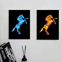 아트박스/꾸밈 td605-캔버스액자33.4x24.2_힘을주는말, 2.적마