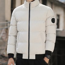 메이리앤 남자 경량패딩 남성 터틀넥 블루종 숏패딩