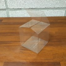 나이스팩 정사각형 PET 투명박스 8.5cm x 8.5cm 25장, 1개, 투명