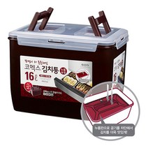 코멕스 뚜껑이 더 튼튼해진 누름숙성 김치통, 16L, 1개