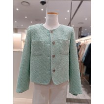 코인코즈 라운드넥 트위드자켓DW3SJ125