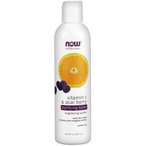 나우푸드now foods NOW 솔루션 비타민 C 및 아사이 베리 퓨리파잉 토너 237ml