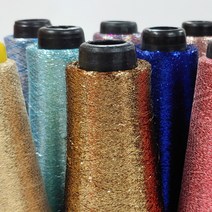 털실나라 은사 100g 금사 100g-반짝이 오색반짝이 펄사 금사 반짝이실, 11 갈색반짝이