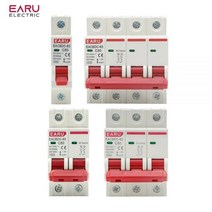 DC 1000V 1P 2P 3P 4PSolar 미니 회로 차단기 과부하 보호 스위치 6A 10A 16A 20A 25A 32A 40A 50A 63A 광전지 MCB PV, 4P_32A, 1개