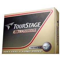 Bridgestone 골프공 투어스테이지 추가 거리 12개 (12개 팩) 화이트 TEWX, white, white