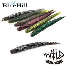 블루힐 와일드피싱 트로이카 4인치 웜 루어 배스 이카, 트로이카 4인치 007