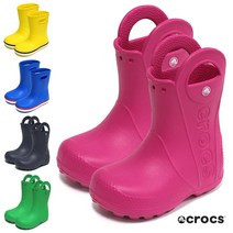 크록스 아동 장화 장마대비 핸들잇 레인부츠 12803 6종 택일
