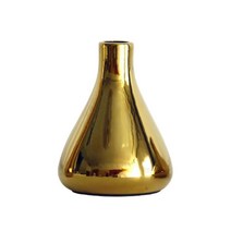 북유럽 꽃병 홈 장식 말린 꽃병 홀더 아트 냄비 DIY, 세라믹, 금