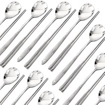 ARUA 국산 스텐 수저세트 숟가락 + 젓가락, 10세트, 거북이