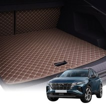 투싼 전차종 퀼팅 트렁크매트 등받이매트 차박매트 QU, 블랙화이트x트렁크매트+등받이세트, 투싼IX, 현대