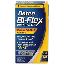 무배 Osteo Bi Flex 비타민 D 글루코사민 콘드로이친 조인트서포트 120 개, 120 Count (Pack of 1)