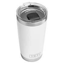 예티 텀블러 램블러 20oz 스테인레스 강철진공, 20ozml, 흰색