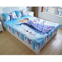해외직구 냉동 esla 안나 벨라 공주 침구 세트 스파이더 맨 얽힌 bedlinen flatsheet with ruffles pillowcase, Only 2 pillowcases, Frozen elsa anna 1