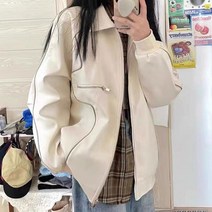 [예쁨시전] 루즈핏 오버핏 야구점퍼 자켓 집업