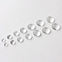 납작 무지 유리눈알 1SET, 15mm (16개)