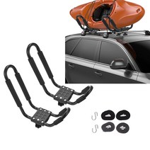 2 pcs 카약 캐리어 보트 스키 서핑 스노우 보드 지붕 마운트 자동차 크로스 j-바 랙 suv 트럭 탑 j 바, 미국