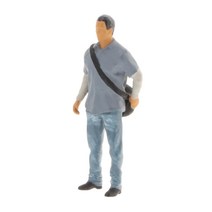 GHSHOP 1/64 디오라마 그림 사람들 Siku 홈 장식 액세서리 용품을위한 멋진 남자 기차 Buliding, 2.8-3cm 높이, 수지, 스타일 3